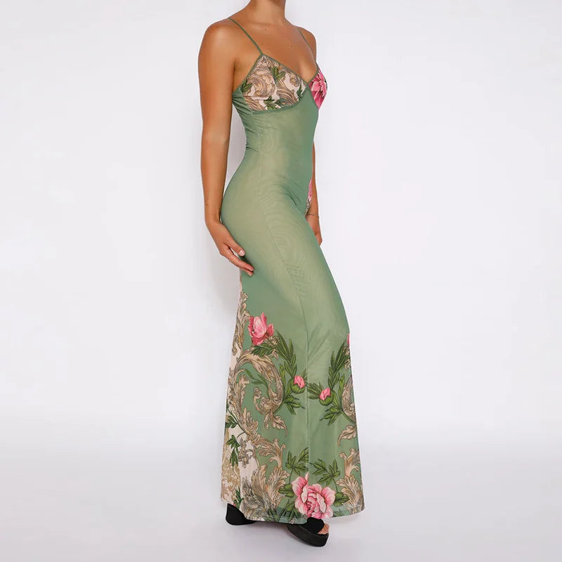 VALERIA | Floral Maxi Dress