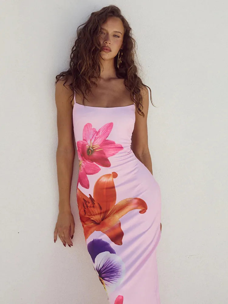 EVELYN GRACE | Tube Floral Dres