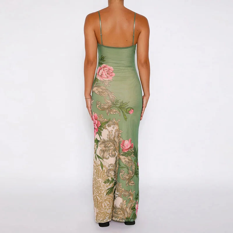 VALERIA | Floral Maxi Dress